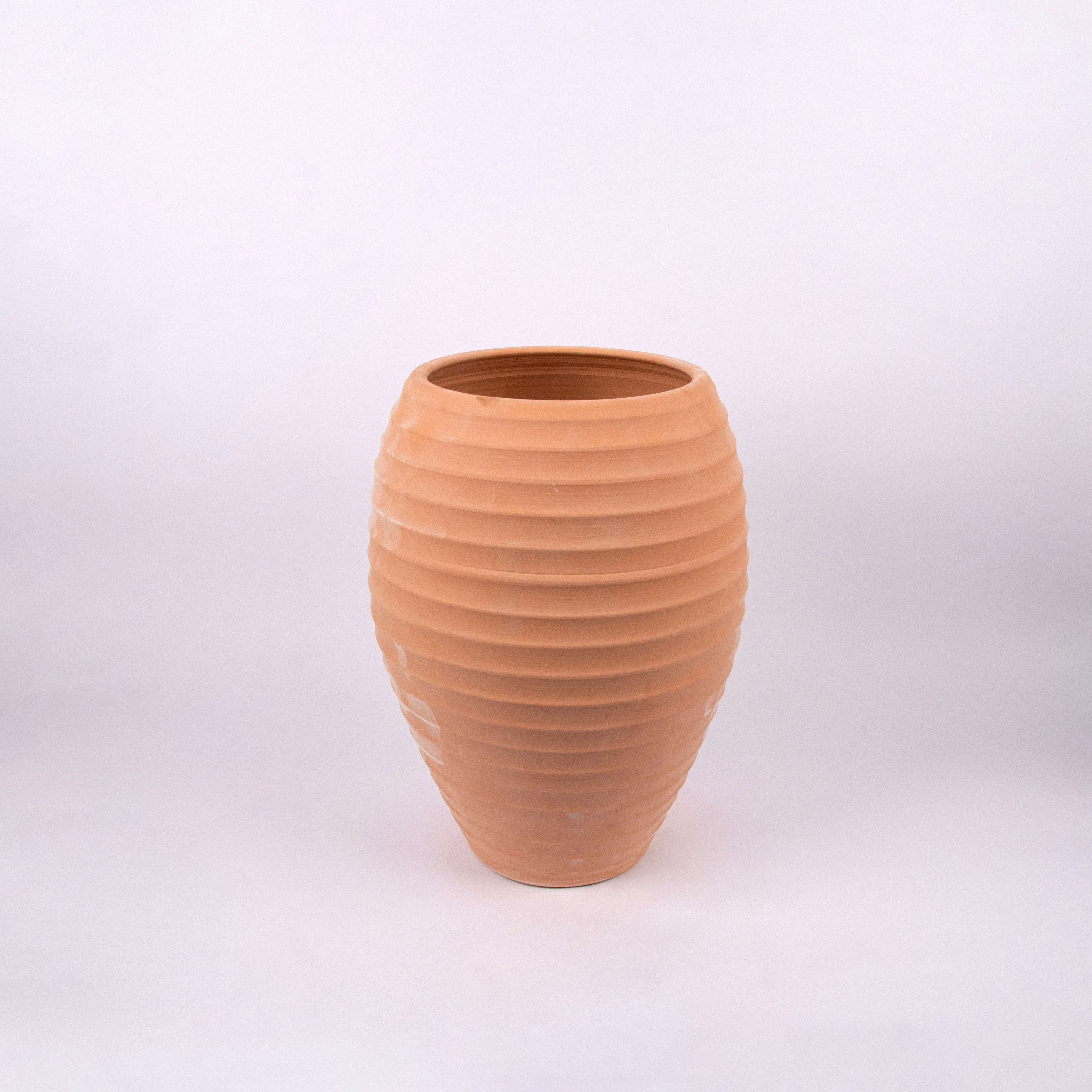 Terracotta Ellipse Pot 03